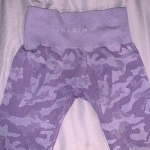 NVGTN camo lilac leggings
